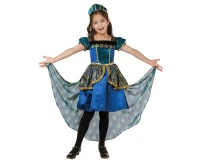 Role play-set for kids Peacock Princess (dress, hairband), size 130/140 cm EOL